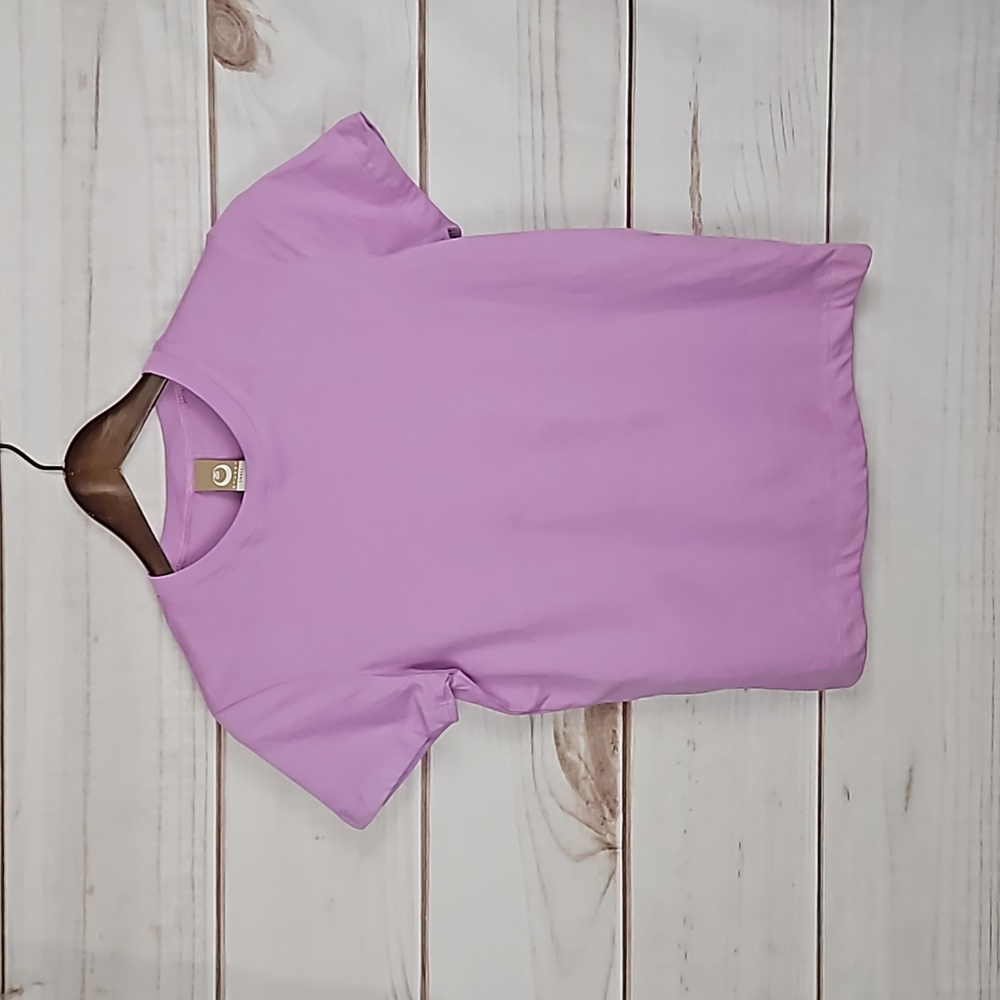 Stussy Basic Light Purple 100% Cotton T-Shirt - Size Small